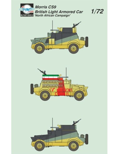 Morris CS9 British Light Armored Car ‘North African Campaign’1/72 