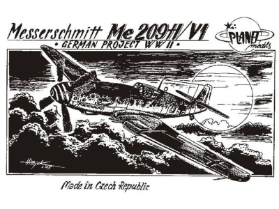 Messerschmitt Me 209 H/V1 WW II Projekte 