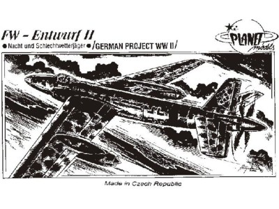 FW-Entwurf II Nacht und Schlechtwetterjäger. 