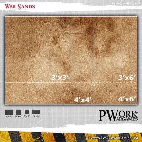 WAR SANDS NEOPRENE 22X30''