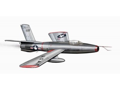 Republic XF-91 Thunderceptor V-tail version 