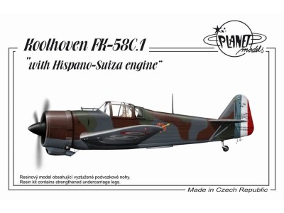 Koolhoven FK 58 With Hispano Suiza Engine 