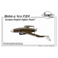 Blohm Voss P.208 German Propeler Fighter Project 