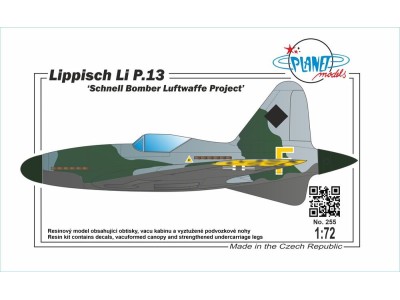 Lippisch Li P.13 Schnell Bomber Luftwaffe Project 