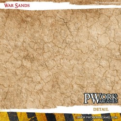 TAPIS DE JEU NEOPRENE WAR SANDS 44X60" 2