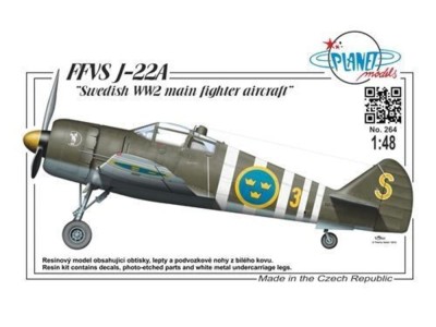 FFVS J-22A Swedish WW2 main fighter airc 