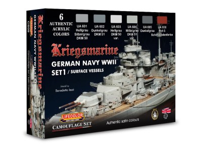 German WWII Kriegsmarine n.1 Camoufl.set 