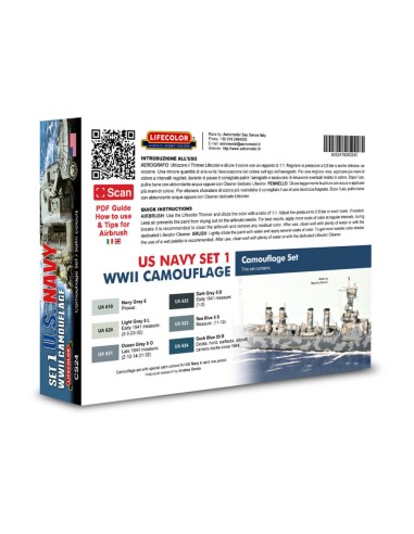 Camouflage Set US Navy WWII Set 1 