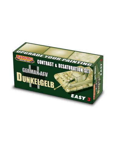 Germ.AFV Dunkelgelb Contr.&Desaturat.Set 