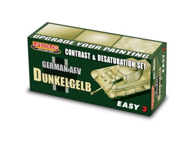 Germ.AFV Dunkelgelb Contr.&Desaturat.Set 