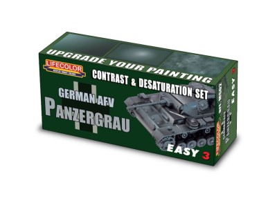 Germ.AFV Panzergrau Contr.&Desaturat.Set 