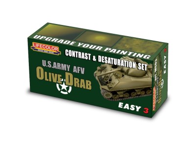 US Army AFV Oliv Drab Contr.&Desaturat. 