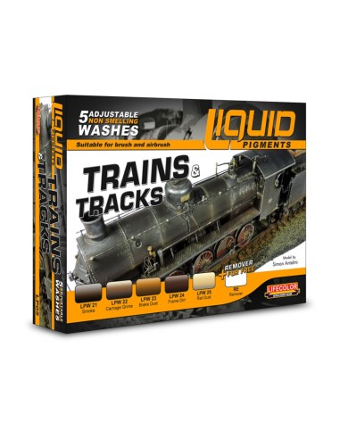 Liquid Pigments Trains & Tracks 