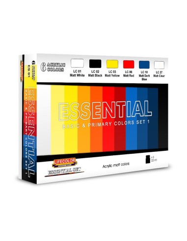 Essential Basic & Primary Colors Set 1 