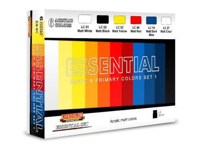 Essential Basic & Primary Colors Set 1 