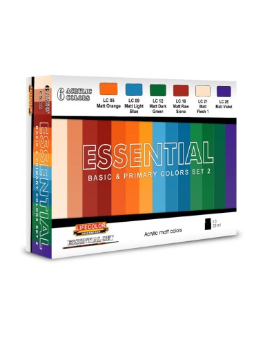 Essential Basic & Primary Colors Set 2 