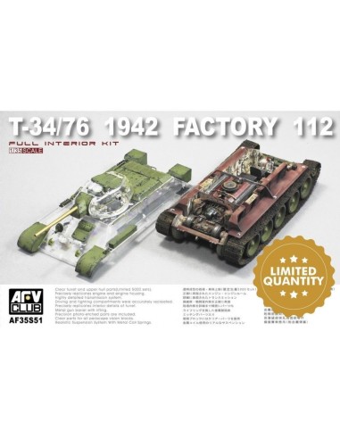 T-34/76 1942 Factory 112 w.transparent turret turret (Limited) 
