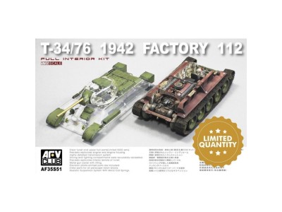 T-34/76 1942 Factory 112 w.transparent turret turret (Limited) 