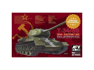 T-34/85 1944 Factory 183(LIMITED)w.trans transparent turret 
