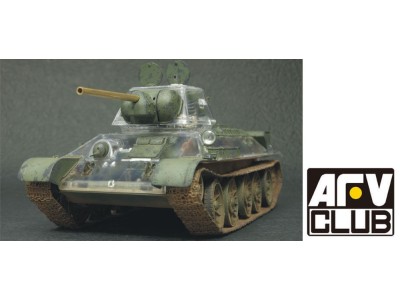 T34/76 1943 transparent hull 