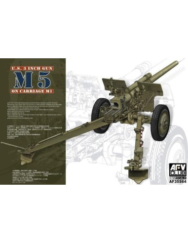 3in Gun M5 On Carriage M1 
