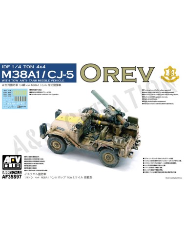 IDF 1/4 TON 4x4 M38A1/CJ05 An-ti Tank Missile Vehicle 