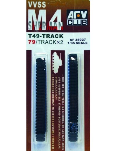 M4 T49 SHERMAN TRACKS (SOFT RUBBER) 