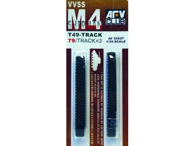 M4 T49 SHERMAN TRACKS (SOFT RUBBER) 