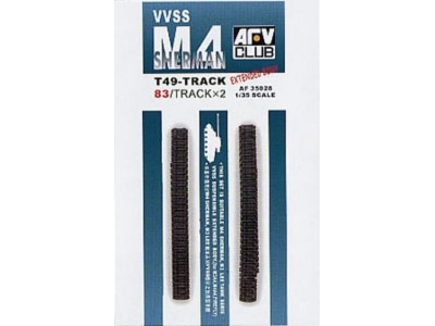 M4 T49 TRACKS (83 LINKS/SOFT RUBBER) 