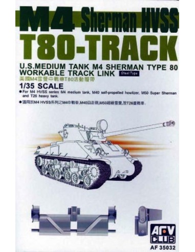 SHERMAN HVSS T80 Tracks 