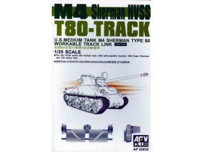 SHERMAN HVSS T80 Tracks 