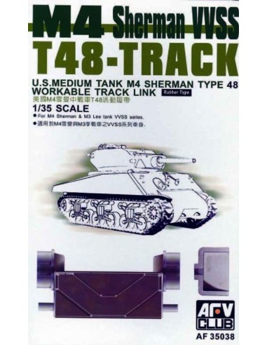 T-48 SHERMAN TRACKS (ARTICULATED) 