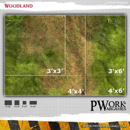 TAPIS DE JEU NEOPRENE WOODLAND 22X30"