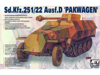 SDKFZ 251/22 AUSF D PAK40 