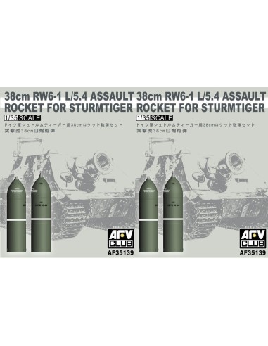 38cm RW61 rocket set for Sturmtiger 