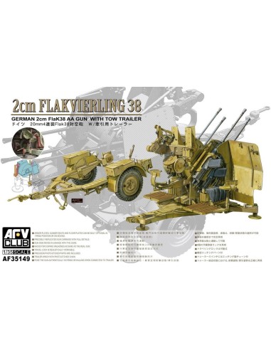 4X2cm Flakvierling 38 with trailer 