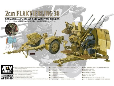 4X2cm Flakvierling 38 with trailer 