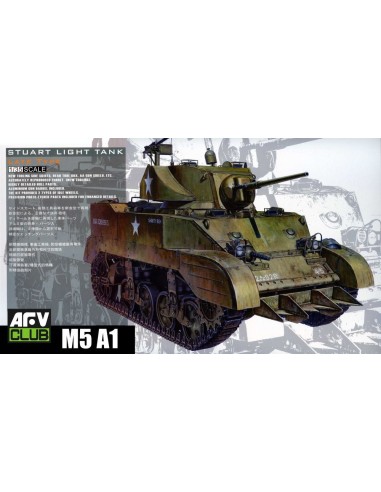 US M5A1 Late type w/Hedgerow cutter 