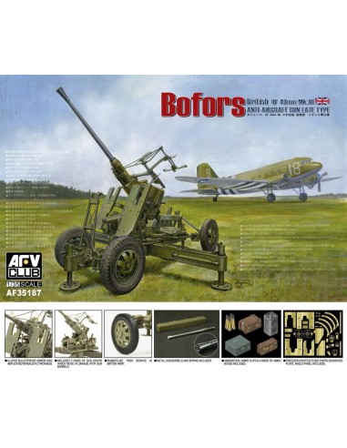 British Vers.of Bofors 40mm MKIII AA Gun 