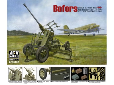British Vers.of Bofors 40mm MKIII AA Gun 