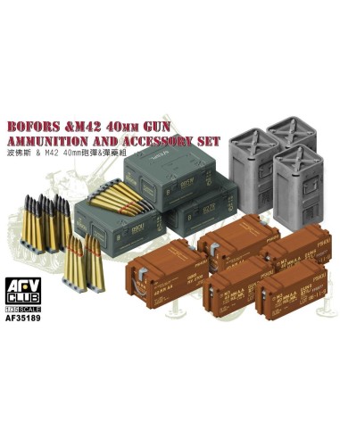 Bofors&M42 40mm Gun AMMO&Accessories Set 