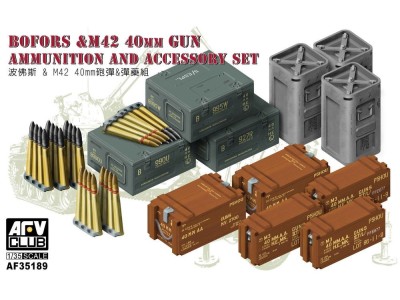 Bofors&M42 40mm Gun AMMO&Accessories Set 