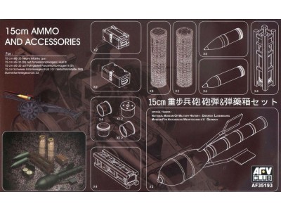 15cm AMMO and Accessories 