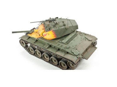 M24 Chafee tank Korea war vision 