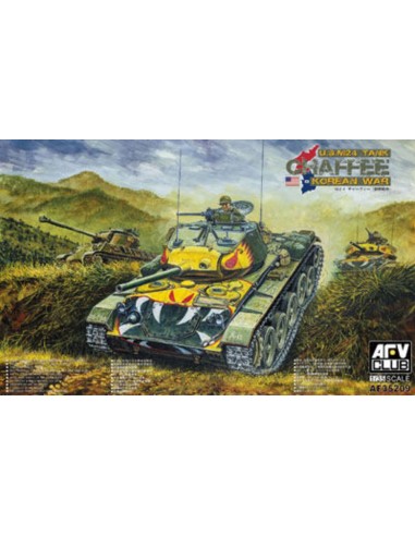 M24 Chafee tank Korea war vision 