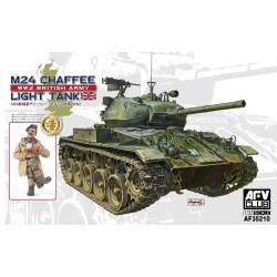 M24 Chaffee tank WW 2 British Army versi 