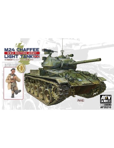 M24 Chaffee tank WW 2 British Army versi 