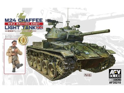 M24 Chaffee tank WW 2 British Army versi 