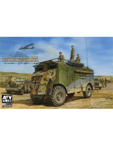 AEC Armoured Commander Car of Rommel-Mam Mammoth (DAK) 