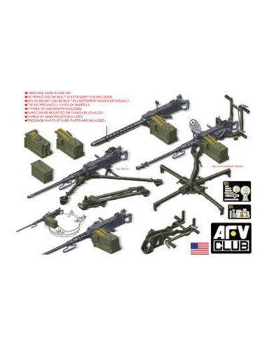 U.S. M2HB .50 Cal Machine Gun Set 